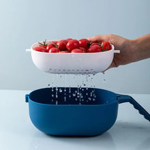 Lade das Bild in den Galerie-Viewer, 360 Rotate Vegetable Cutter Shredders Slicers Chopper Fruit Potato Peeler Grater Kitchen Accessories With Basket